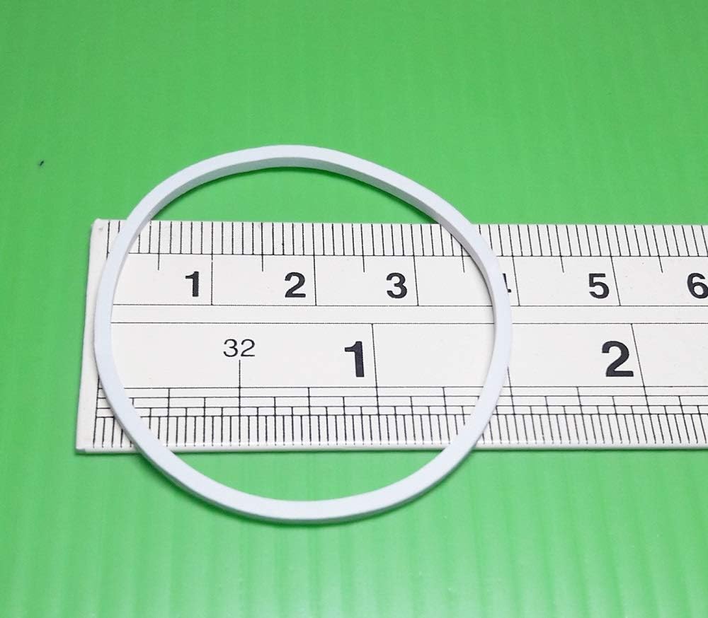 1.5" 38mm White Rubber Bands Bulk Elastic Wide Money Rubber Bands Ring Stationery Holder Sturdy Strong Stretchable Band Loop School Home Bank Office Supplies (200) : Office Products