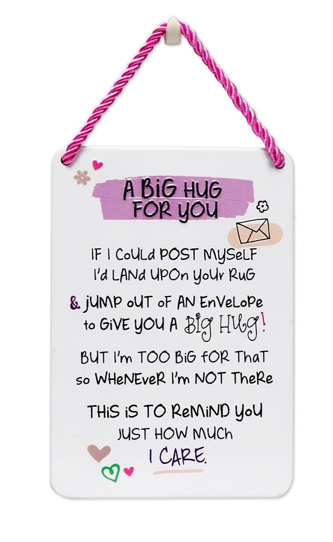Inspired Words Plaque - A Big Hug For You Gift Ideas