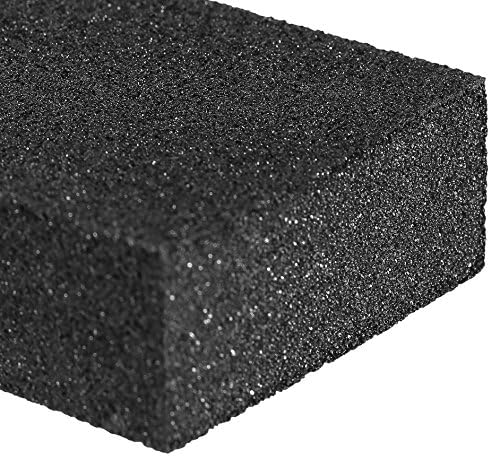 Cleaning Sponge &amp; Scouring Pads with Carborundum - Black Caspian Stone - Best Eraser Sponges For Scrubbing Kitchen, Bathroom, Pots, Pans, Sinks - Just Add Water No Detergent Needed (20)