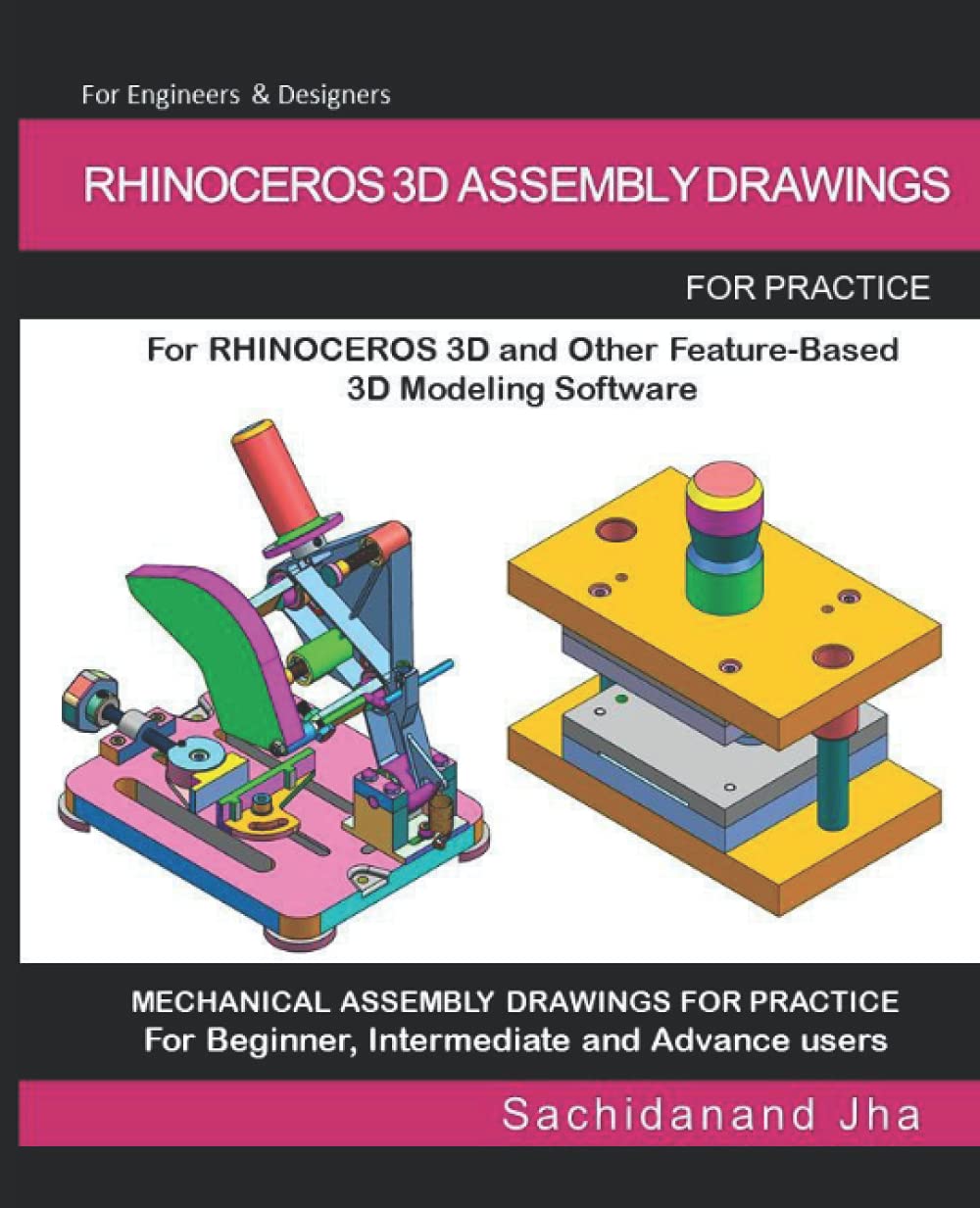 Mua RHINOCEROS 3D ASSEMBLY DRAWINGS: Assembly Practice Drawings For ...