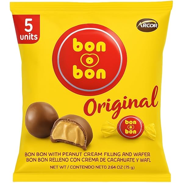 Amazon.com: Bon o Bon Bonbons of Peanut Cream and Wafer Filled