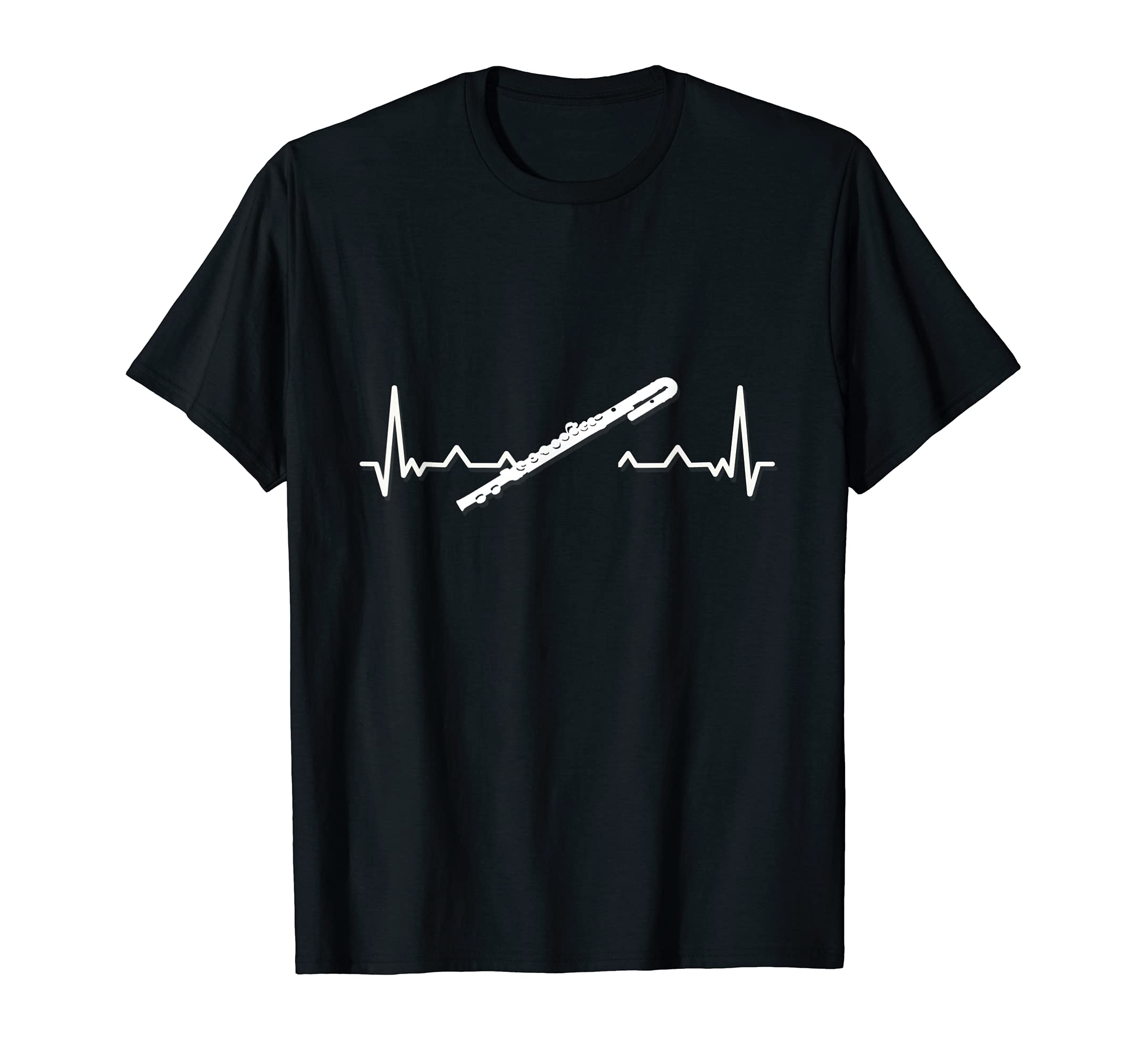 Flute heartbeat orchestra instrument T-Shirt