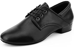 Keemi Leather Ballroom Dance Shoes for Men
