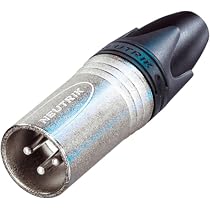 CONECTOR XLR CABO FEMEA 3 POLOS NICKEL NC3FXX NEUTRIK : Amazon.com