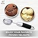 Ice Cream Scoop, Scooper that Glides Across Ice Cream Like Butter and Makes the Perfect Scoops
