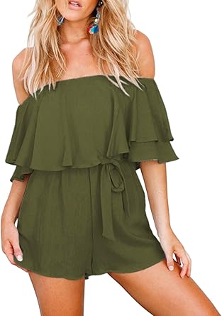 short sleeve playsuit