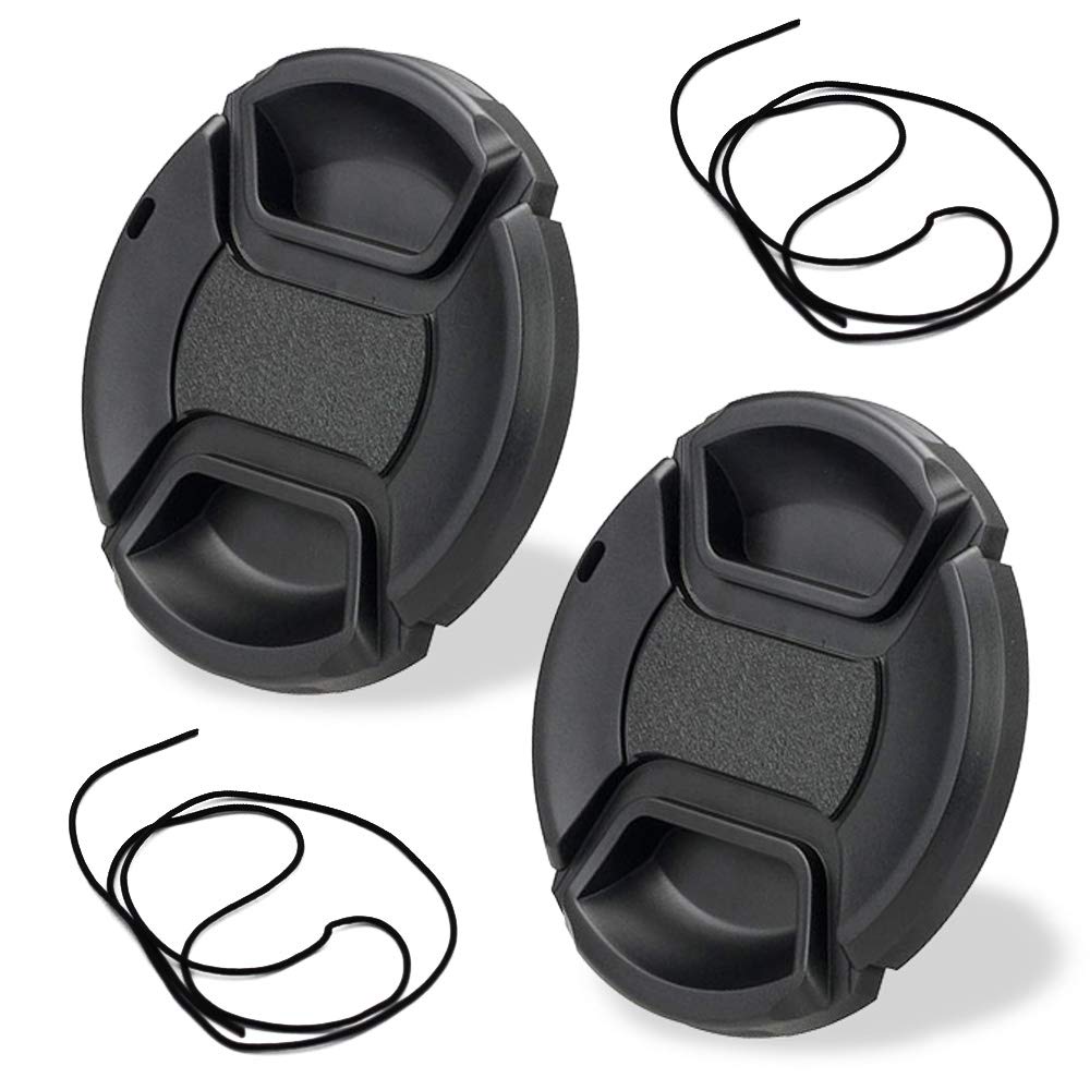 72mm Snap-on Lens Cap for Fuji XF16-80mm f/4 R OIS WR Lens for Fuji X-T4 X-T3 Camera, 72mm Univeral Center Pinch Lens Cap for NIKKOR Z 24-70mm f/4 S Lens for Nikon Z7 Z6 Camera-2Packs