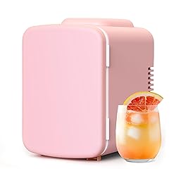 YSSOA Mini Fridge, 4L/6 Can Portable Cooler