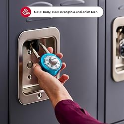 Master Lock Light Blue Gym Locker Lock, Indoor