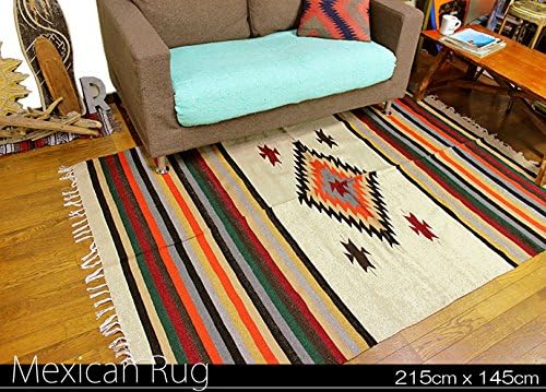 Amazon Rug Piece ネイティブ柄 メキシカンラグマット 215cm 145cm ラグ カーペット オンライン通販