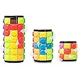 3D Puzzle Rainbow Magic Cube Fidget Toys Cylinder Rotate Slide 3 / 5 / 7 Layers Educational Games Easter Gift for Boys Girls Kids Children Adults (Pack of 3 Pieces)