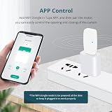 BENEXMART Rechargeable WiFi Smart Roller Shade Motor Built-in Battery Alexa view 5