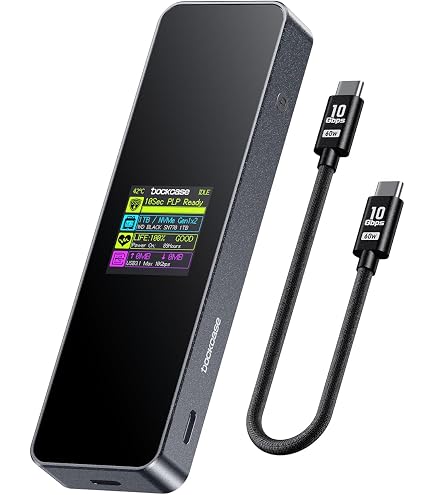 Amazon.com: DockCase Pocket M.2 2230 NVMe SSD Enclosure,Support 3s