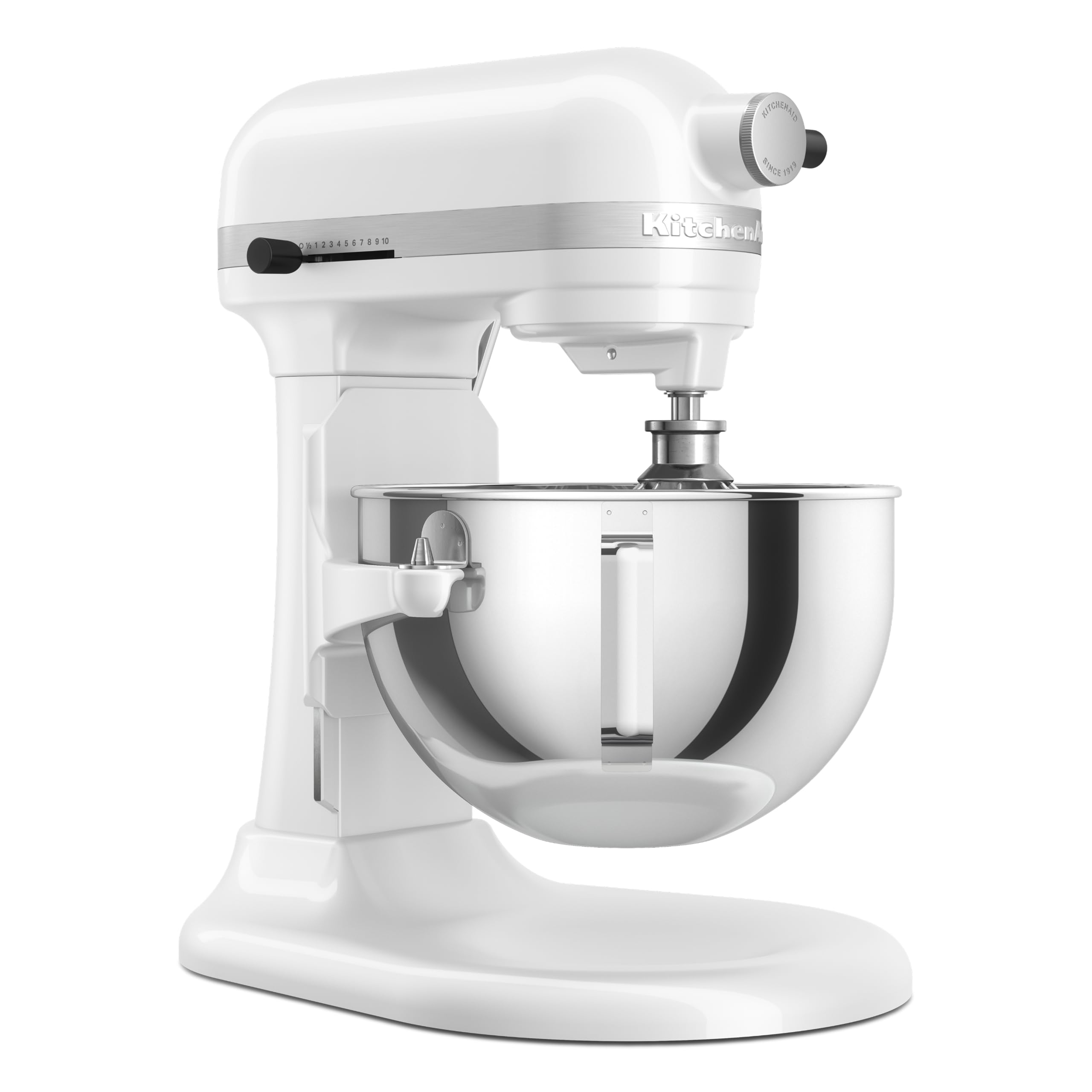 KitchenAid HEAVY DUTY KÜCHENMASCHINE MIT SCHÜSSELHEBER 5,2 L - WEISS 5KSM55SXXEWH 4