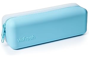 Visfresh Disposable Daily Contact-Lens Case Organizer, Travel-Friendly, Premium Quality, Water-Resistant Silicone Case with Clearly Labeled R & L, Storage up to 30 lenses