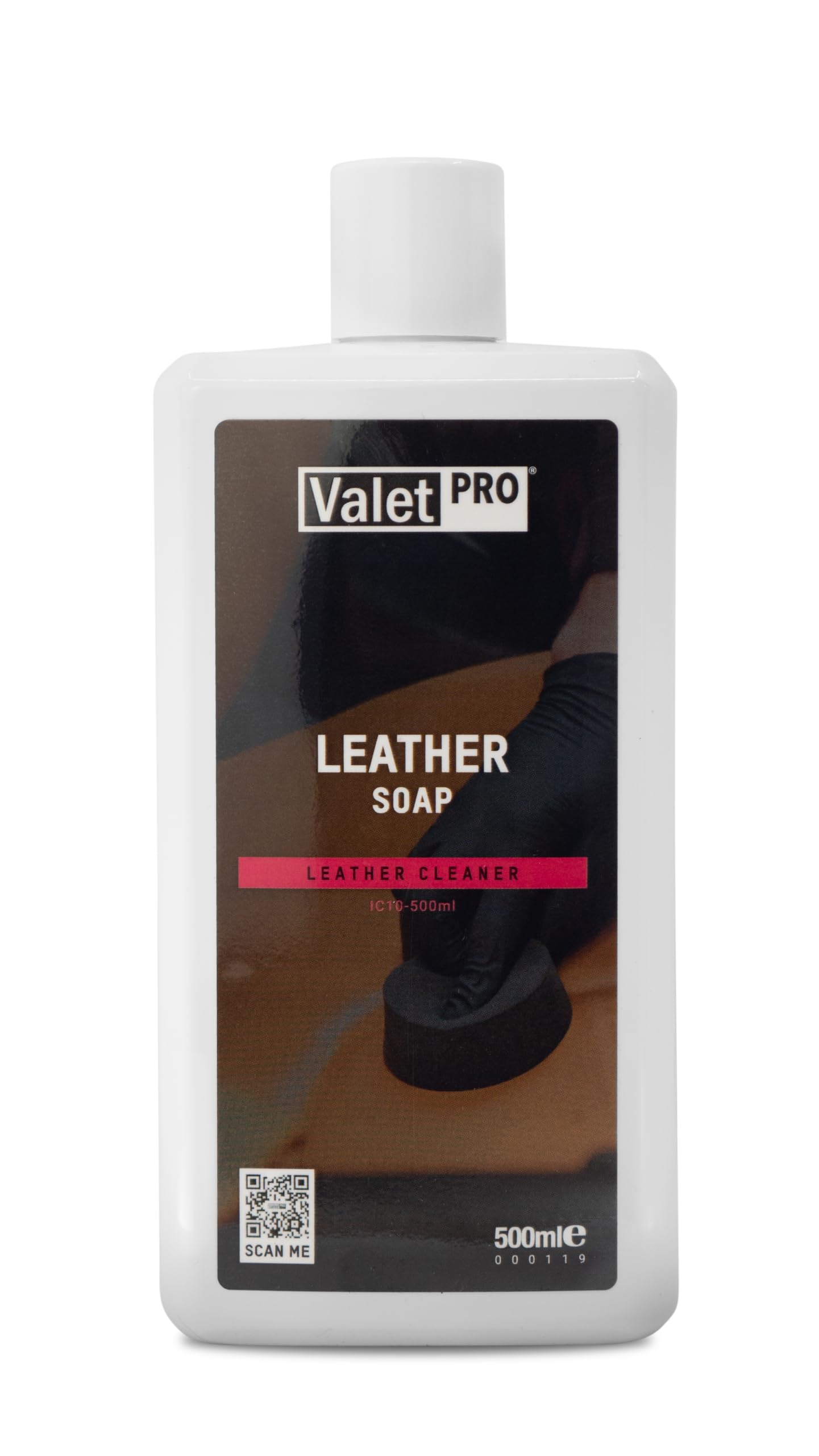 ValetPRO Leather Soap, Effectively Cleans and Preserves Leather Seats and Car Interiors – 500ml