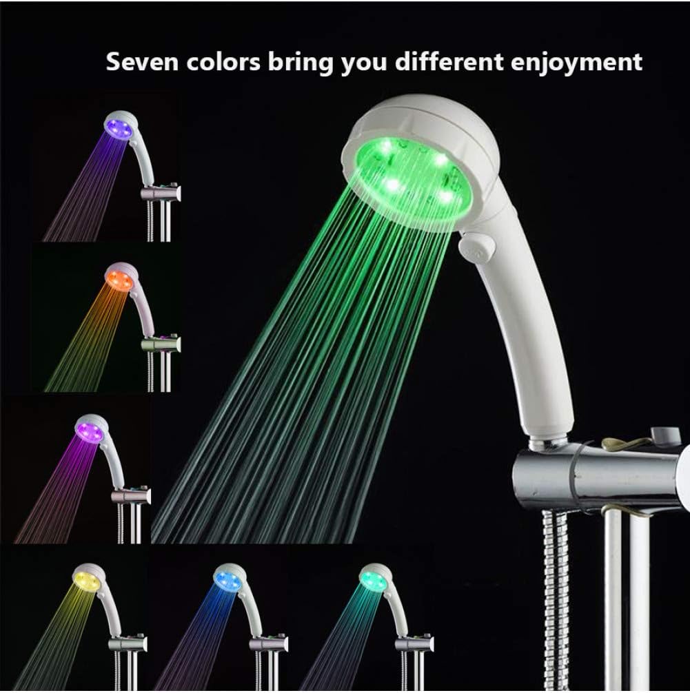 LINYU douchekop douchekop met één knop waterstop waterbesparende