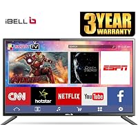 iBELL 98 cm (40 inches) HD Ready Smart LED TV IBLLES401H (Black) (2019 Model)