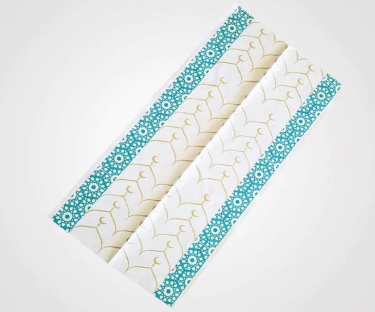 Disposable pocket Prayer Mat Rug personal and mosque use. Unit of 12pcs in one pack, Product size 60 x 115 cm