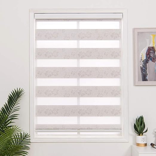 Amazon Com Venetian Blinds Translucent Or Blackout Doors And Windows Visual Curtains Zebra Roller Blinds Rollo Blinds Blackout Blinds 40cmx120cm Home Kitchen