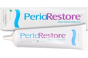 ROTADENT PROCARE Perio Restore Gel 3 Ounce Tube; 1.7% Hydrogen Peroxide Oral Cleansing Treatment Gel. Mint Flavor