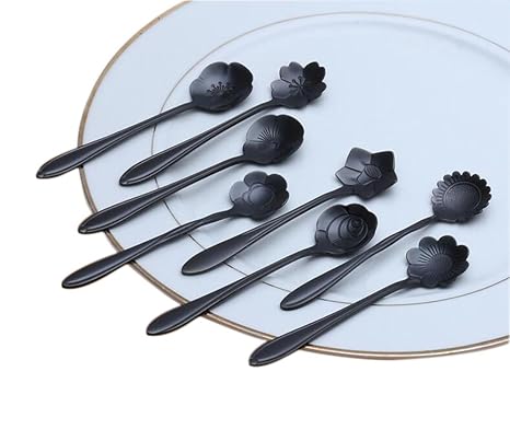 8x Chytaii Cuchara de Cocina Cucharilla de Café/Té/Sopa/Postre/Camarero