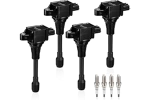 BDFHYK Ignition Coil Pack UF549 and Iridium Spark Plug 9029 Compatible with Nissan Altima 2008 2009 2010 2011 2012 2013 Nissan Rogue Sentra Versa 2013-2021 Nissan Coil Pack NV200 Cube 2.5L Set of 4