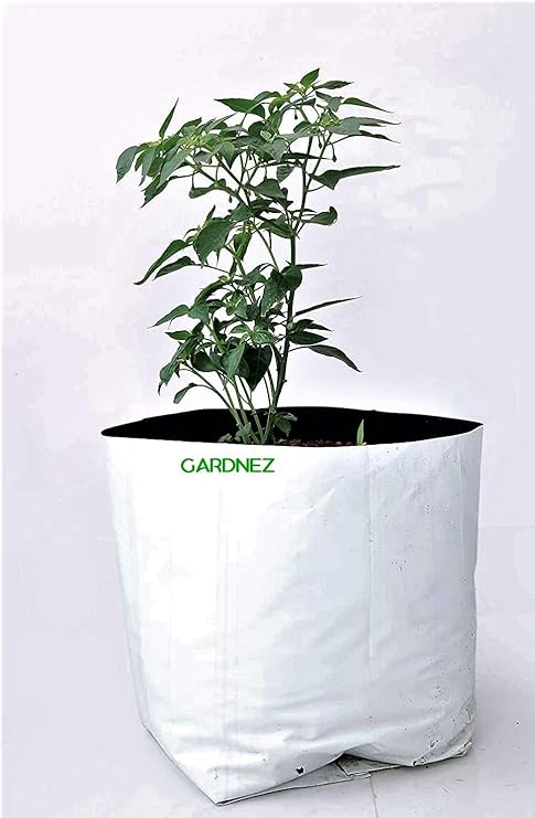 GARDNEZ Virgin Poly Grow Bags - UV Stabilized, Long Life Bags for Small and Medium Plants (30x16x16 cm) Pack of 30