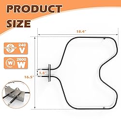 MOASKER WP308180 W10308477 Oven Heating Element