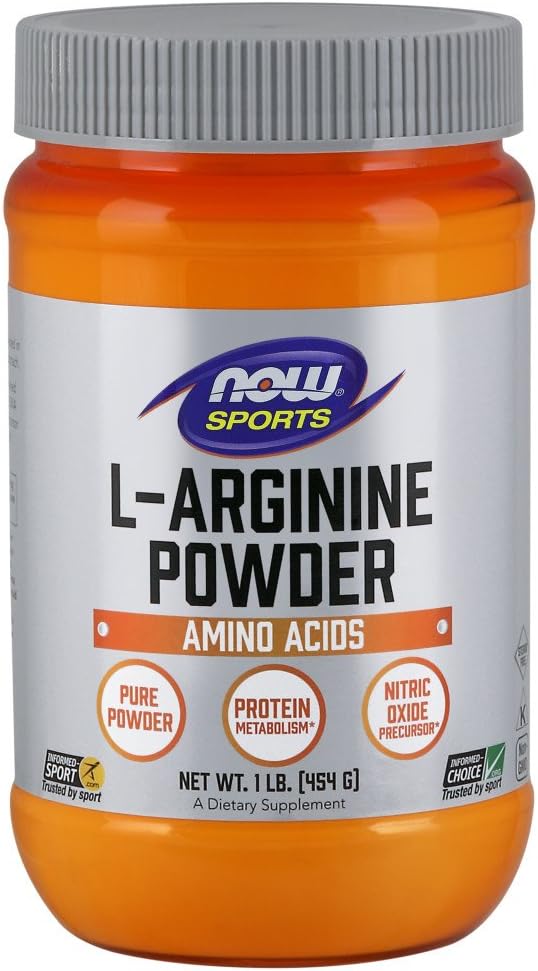 Amazon Com Now Sports Nutrition L Arginine Powder Nitric Oxide Precursor Amino Acids 1 Pound Health Personal Care