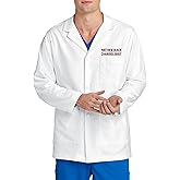 Custom Embroidered Lab Coats for Men & Women Add Your Name Text Medical Laboratory Coat