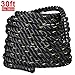 Yaheetech 1.5in Polyester 30ft Battle Rope Workout Cardio & Core Strength Training Fitness Undulation Rope Exercise