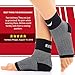 Rikedom Sports Plantar Fasciitis Foot Sleeves Ankle Compression Socks (Black)