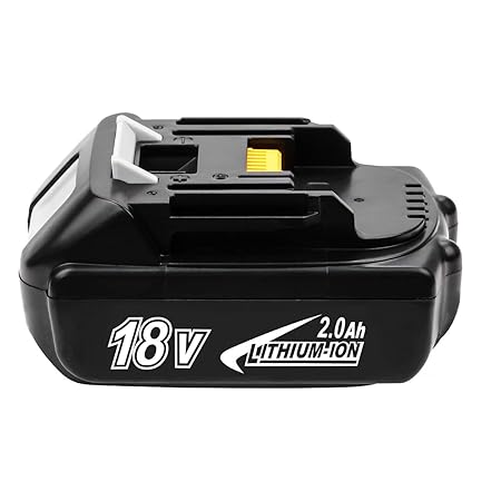 Topbatt BL1820 18V 2.0Ah für Makita Lithium-Ionen Ersatzbatterie BL1815 BL1815N BL1830 BL1835 194205-3 LXT-400 Akku-Elektrowe