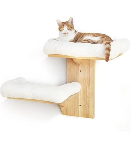 The Grotto Cat Condo - 3-Level Cat Tree With Hammocks & Scratching Posts, Modern Cat Furniture