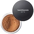 bareMinerals Original Matte Loose Mineral Foundation SPF 15, Powder Foundation Makeup, Buildable Coverage, Reduces Shine, Talc Free Foundation, Vegan