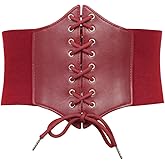 GRACE KARIN Lace-up Cinch Belt Tied Corset Elastic Waist Belt