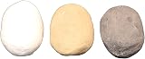 Stove Wizard 20 Large Ceramic Pebbles White Grey Beige 70mm Gas Fire Bio Ethanol view 6