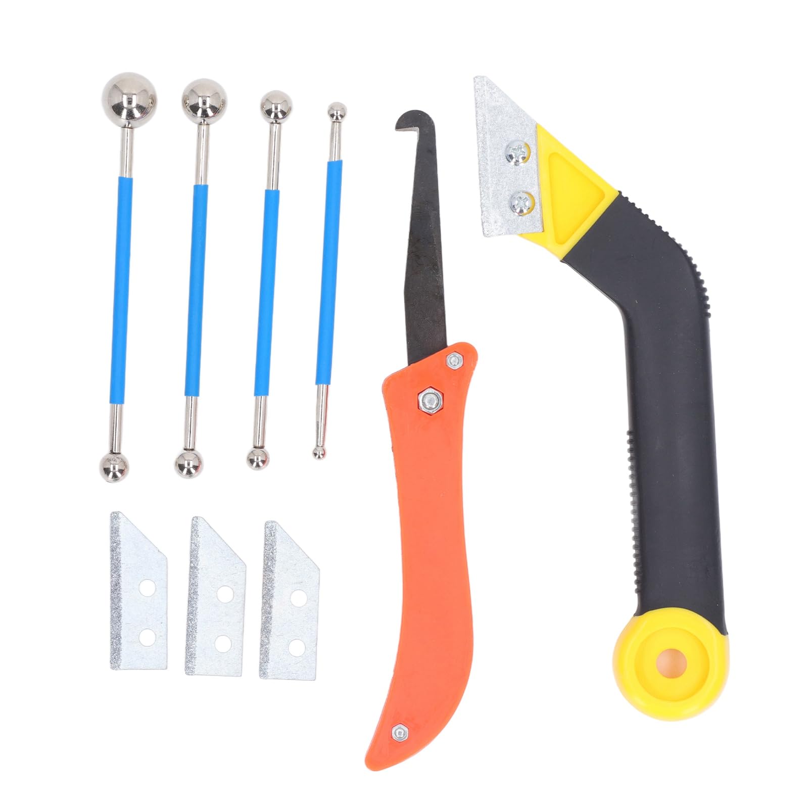 Silicone Caulking Tool Kit Grout Removal Tool Kit Caulk Removal Tools for Bathroom,Kitchen,Floor,Window