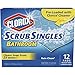 Clorox ScrubSingles, Bathroom, Bleach Free Cleaning Pad - Rain Clean, 12 Count