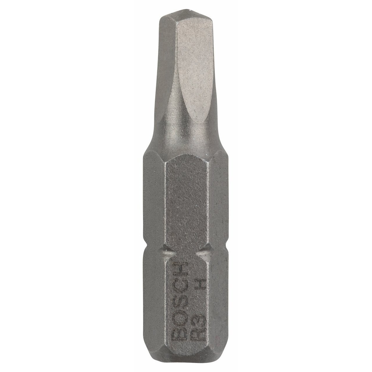 Bosch Accessories 3 Pieces Extra Hard Quality Screw Bit Set for Square Hollow Screws, R3 Thickness, 25 mm Length