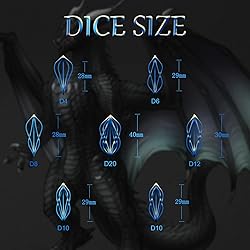 DND Dice Set Dungeons and Dragons Dice, D&D Dice