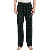Idtswch Tall Mens Pajamas Pants 32/34/36/38 Long Inseam Plaid Lounge Pants Sleepwear Bottoms
