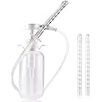 Anal Douche and Enema Bulb System Kit-Medical Manual Pressure Enemas for Anal or Vaginal Douching Aids in Hygiene-Reusable for Douche, Coffee & Water Colon Cleansing/Detox,3 Nozzle Tips-10 oz