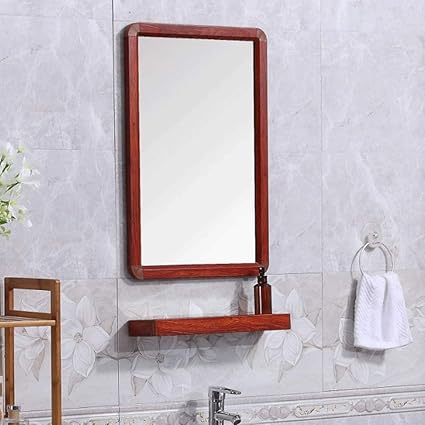 Amazon Com Zhpijiep Simple Bathroom Mirror With Frame Wall