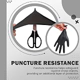 The Real Touch Black Nitrile Disposable Gloves Large 100 Count view 5