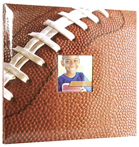 MBI-132x125-Inch-Sport-and-Hobby-Postbound-Album-with-12x12-Inch-Pages-Football-Theme-865404
