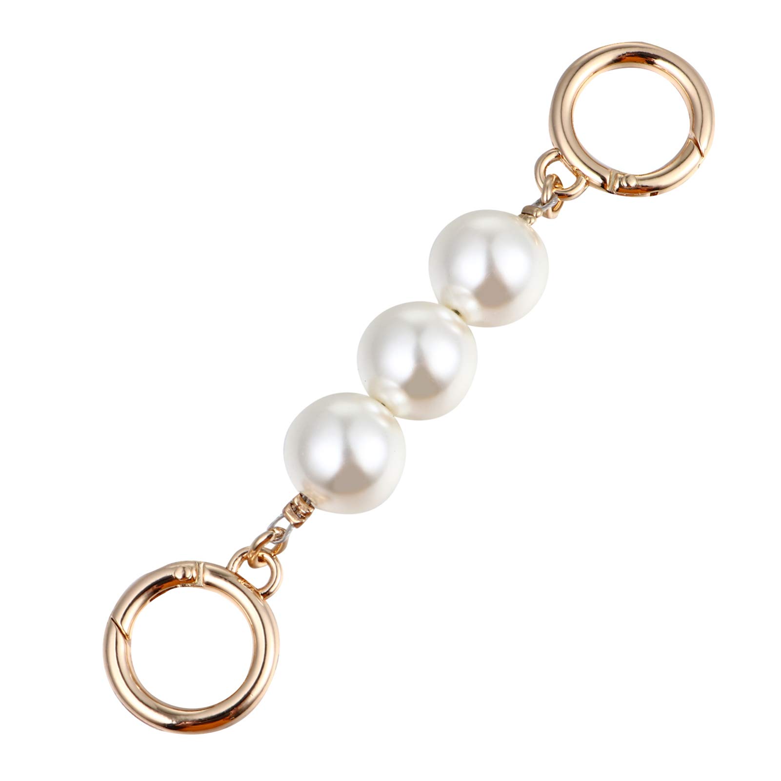 VALICLUD Pearl Bag Chain Fashion Decorative Chain for Handbags Women Clutch Bag Accessory Girls Pearl Bag Stylish Purse for Handbag Accessories
