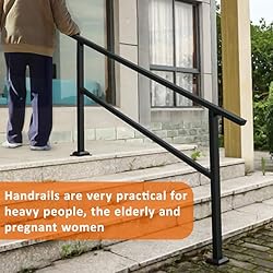 Aatrixkit Handrails for Outdoor Steps Stair Railing
