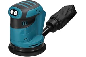 Random Orbit Sander, Weytoll 5'' Brushless Random Orbit Sander, Cordless Orbital Sander, Storage Bag, max. 24000RPM, 6 Speed variable Orbital Sander, Tool Only